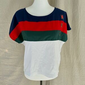 Vintage Quantum Sportswear Mauna Lani Bay Short Sleeve Blouse See Size Below